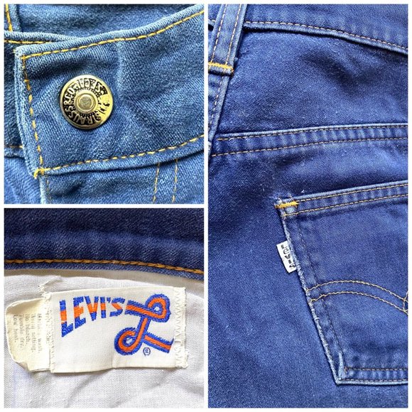 Vintage 1970s Flare Bell Bottom Levi's - Picture 6 of 8